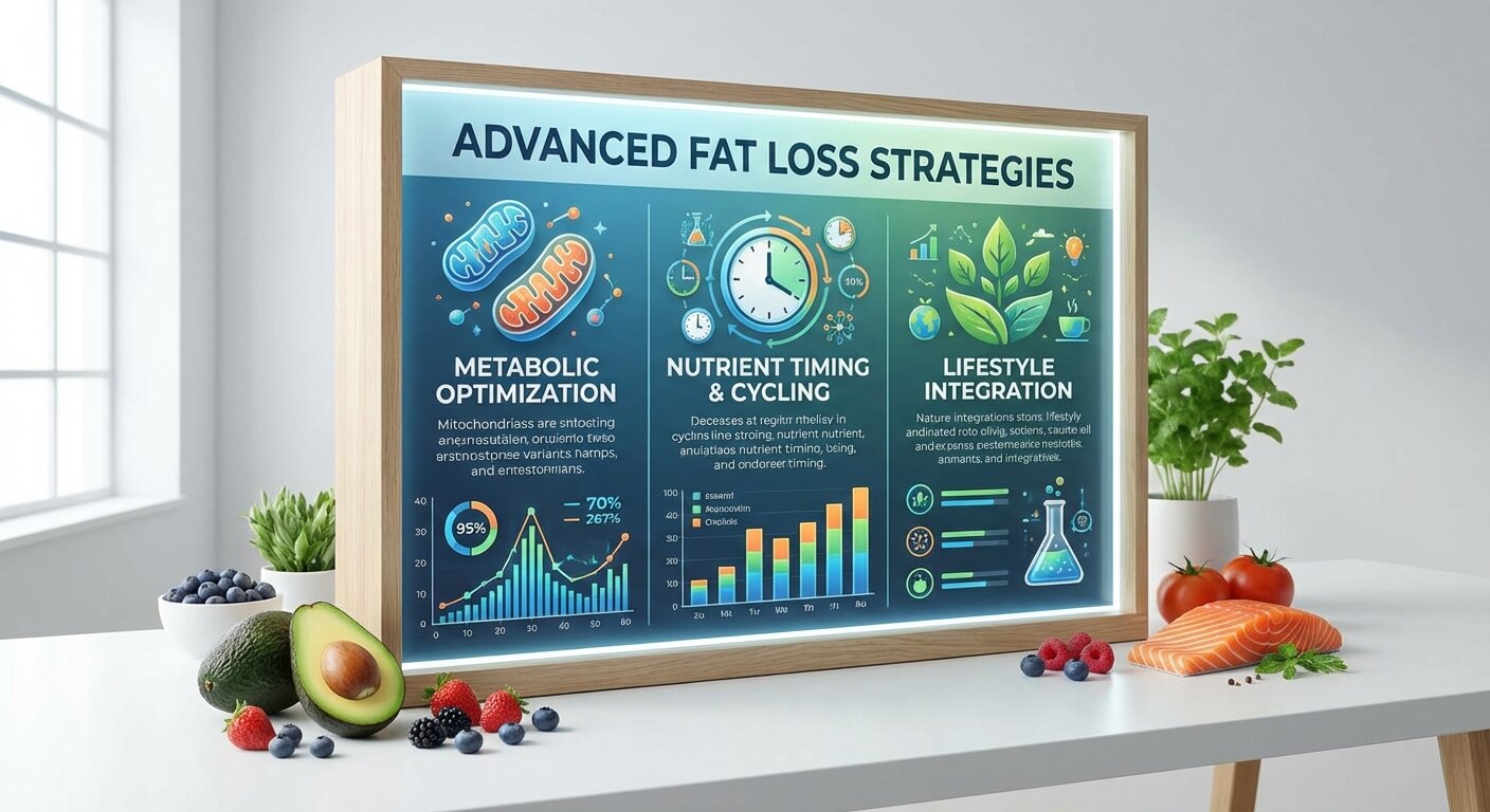 Advanced fat loss strategies infographic
