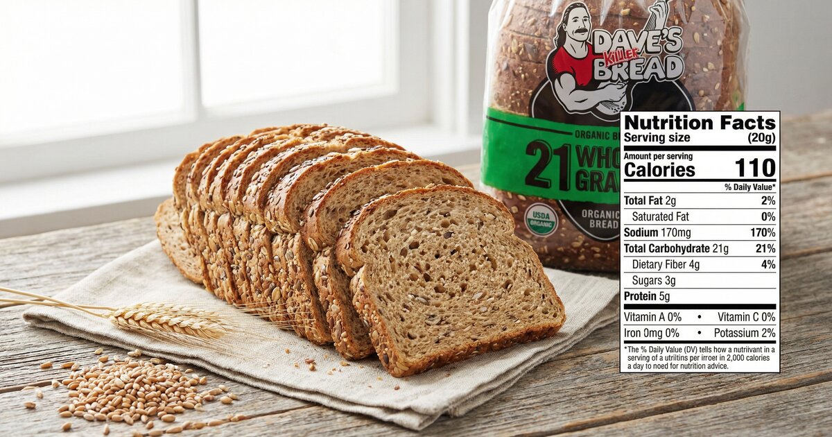 Dave's Killer Bread Macros: Complete Nutrition Facts by Variety