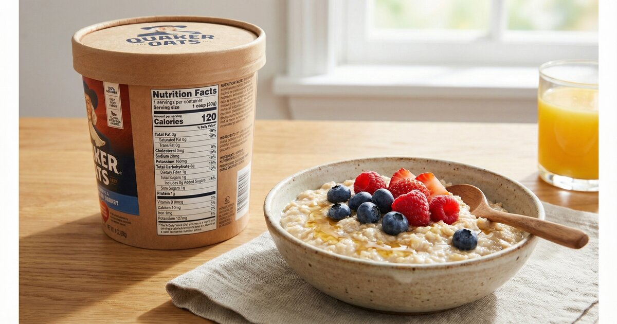Quaker Oatmeal Macros: Complete Nutrition Facts by Variety